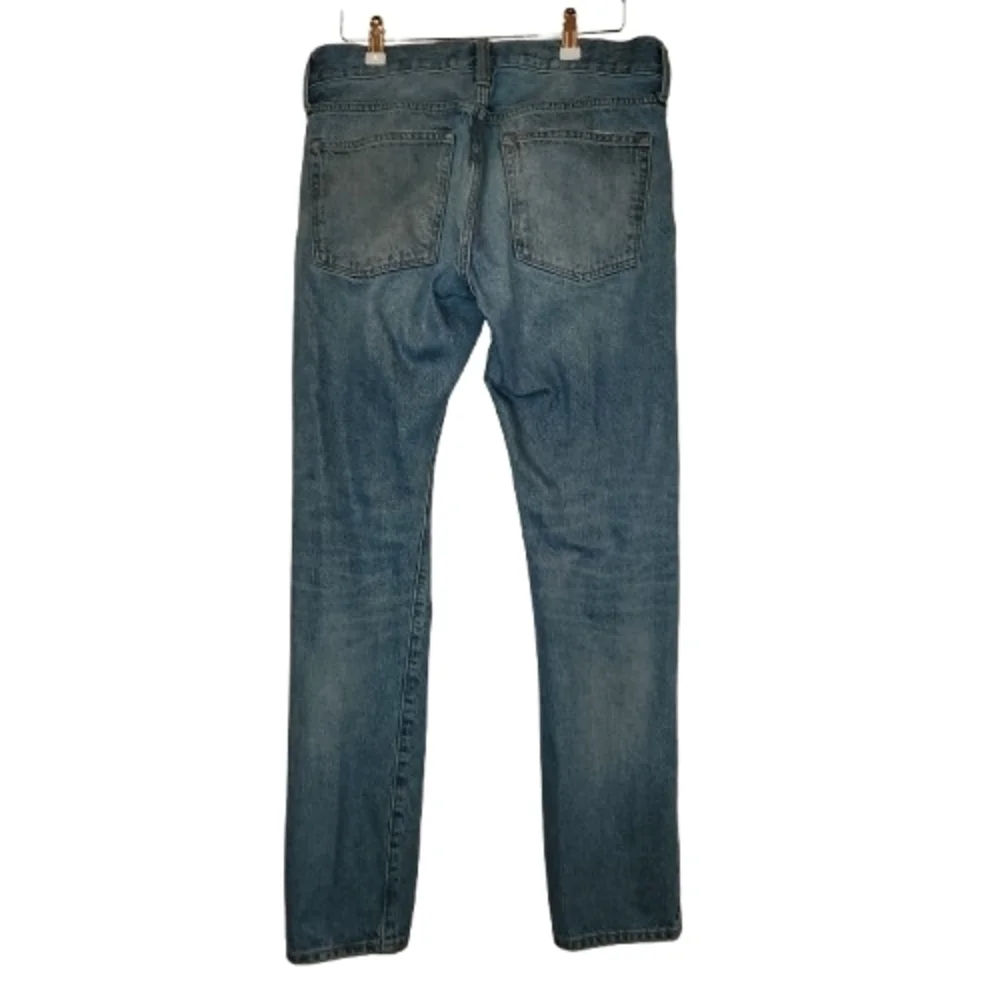 J Crew Men's 770 Jeans Size 31x32 Straight Leg Sits Below Waist Kaihara Denim